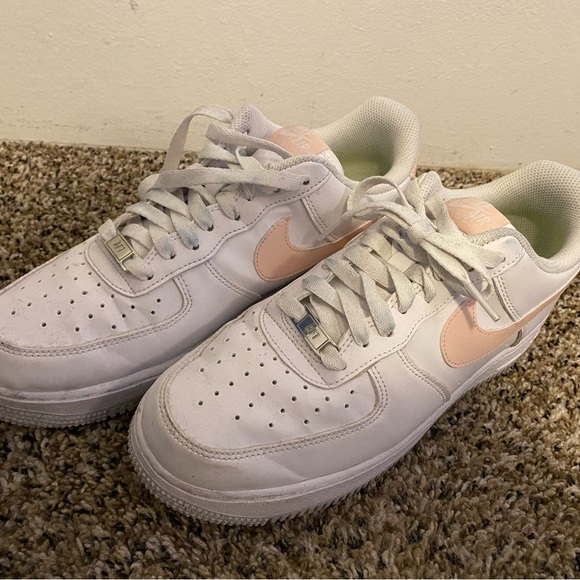 White and Pink Air Force 1s - Picture 3 of 3